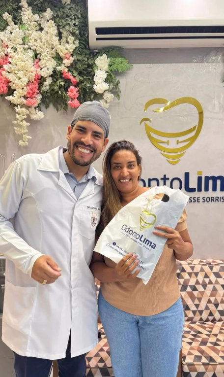 Paciente Odonto Lima — resultado real